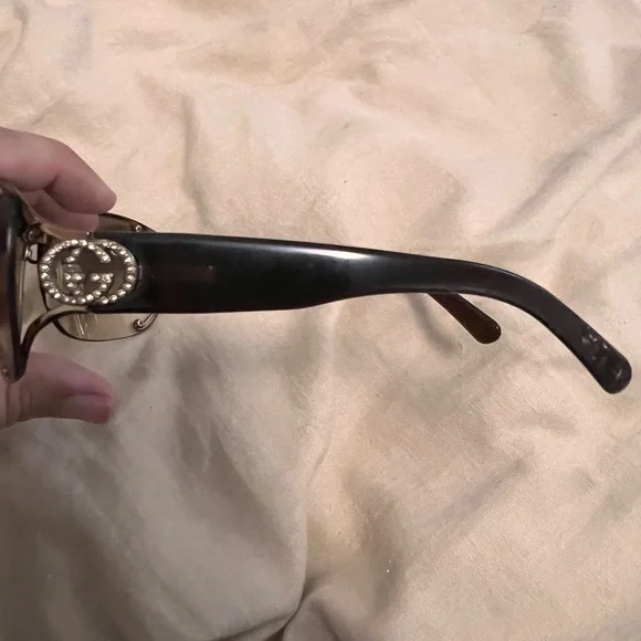 Gucci Brown Radiant Crystals GG 2820/F/S Sunglasses. No Scratches No Case - Picture 7 of 9